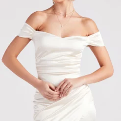 Windsor. Valencia Formal Off-The-Shoulder Wrap Dress -Deals Skirt Store 05002 7492 4