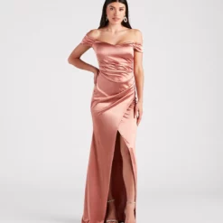 Windsor. Valencia Formal Off-The-Shoulder Wrap Dress -Deals Skirt Store 05002 7493 1 843fa7bc 86c2 4f7f 88ee 2299611d501e
