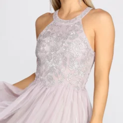 Windsor. Briella Lace High Neck Tulle Ball Gown -Deals Skirt Store 05004 0023 3