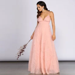 Windsor. Aleta Deep V Tulle Ball Gown 9 Windsor. Aleta Deep V Tulle Ball Gown -Deals Skirt Store 05004 0075 4