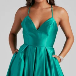 Windsor. Molly Satin Lace Up Ball Gown -Deals Skirt Store 05004 0151 4