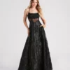 Windsor. Monica Sequin Embroidered Lace Ball Gown