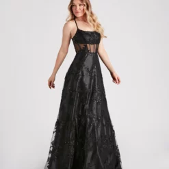Windsor. Monica Sequin Embroidered Lace Ball Gown -Deals Skirt Store 05004 0175 3