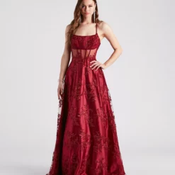 Windsor. Monica Sequin Embroidered Lace Ball Gown -Deals Skirt Store 05004 0177 1