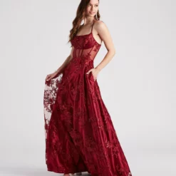 Windsor. Monica Sequin Embroidered Lace Ball Gown -Deals Skirt Store 05004 0177 3