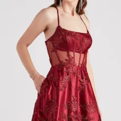 Windsor. Monica Sequin Embroidered Lace Ball Gown -Deals Skirt Store 05004 0177 4