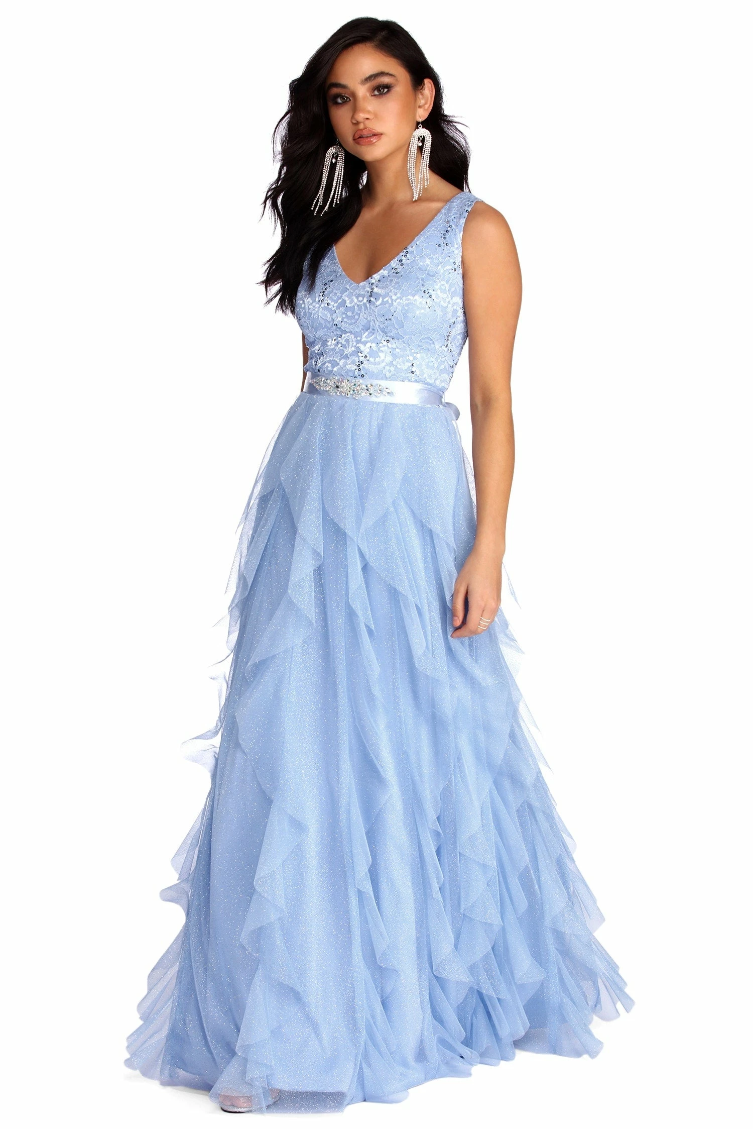 Windsor. Ava Formal Glitter Tendril Dress 3 Windsor. Ava Formal Glitter Tendril Dress