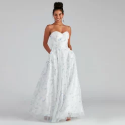 Windsor. Mel Formal Glitter Corset Ball Gown -Deals Skirt Store 05005 0068 3