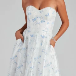 Windsor. Mel Formal Glitter Corset Ball Gown -Deals Skirt Store 05005 0068 4