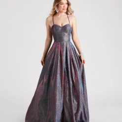 Windsor. Robyn Metallic A-Line Ball Gown -Deals Skirt Store 05005 0085 3