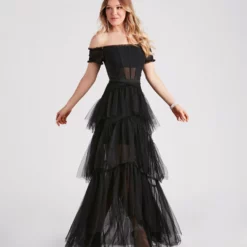 Windsor. Maggie Formal Tiered Tulle Dress 8 Windsor. Maggie Formal Tiered Tulle Dress -Deals Skirt Store 05005 0095 3