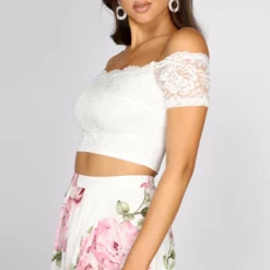 Windsor. Isadora Lace Two Piece Chiffon Floral Dress -Deals Skirt Store 05006 0326 3 eb97436e e7f1 49cb 908b bf4122acf40b