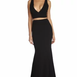 Windsor. Roxanna Formal Lattice Two Piece Dress