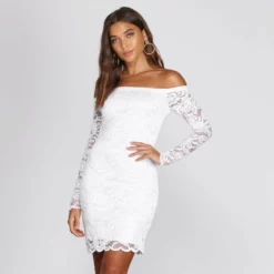 Windsor. Obsessed Over Lace Mini Dress