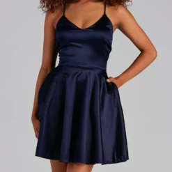 Windsor. Stunning In Satin Skater Dress -Deals Skirt Store 05101 0220 4 36fe8402 9780 4438 a8d4 2b1b990d3361