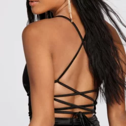 Windsor. Ruffle Hem Satin Mini Dress -Deals Skirt Store 05101 0255 2