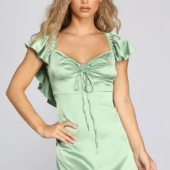 Windsor. Sweetheart In Satin Mini Dress -Deals Skirt Store 05101 0272 4 b9f2bd56 96f4 478f 9a93 0b8bf39bf857