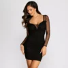 Windsor. Dot So Mesh Ruched Mini Dress -Deals Skirt Store 05101 0718 1 ae08c3d8 c560 484d 9558 368a897bf6ed