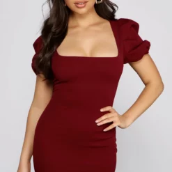 Windsor. Sweet Moments Puff Sleeve Mini Dress -Deals Skirt Store 05101 0804 3 b08d44e7 44b5 44a8 9dc9 2f4a423a2c0a