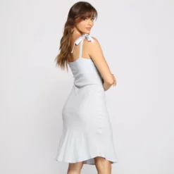 Windsor. Simple And Sleek Tie Shoulder Slip Dress -Deals Skirt Store 05101 0896 2