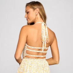 Windsor. Flowy Floral Woven Halter Dress -Deals Skirt Store 05101 1001 3 ca5edf6a 83b6 491a 95b2 7d1b0a8356e8