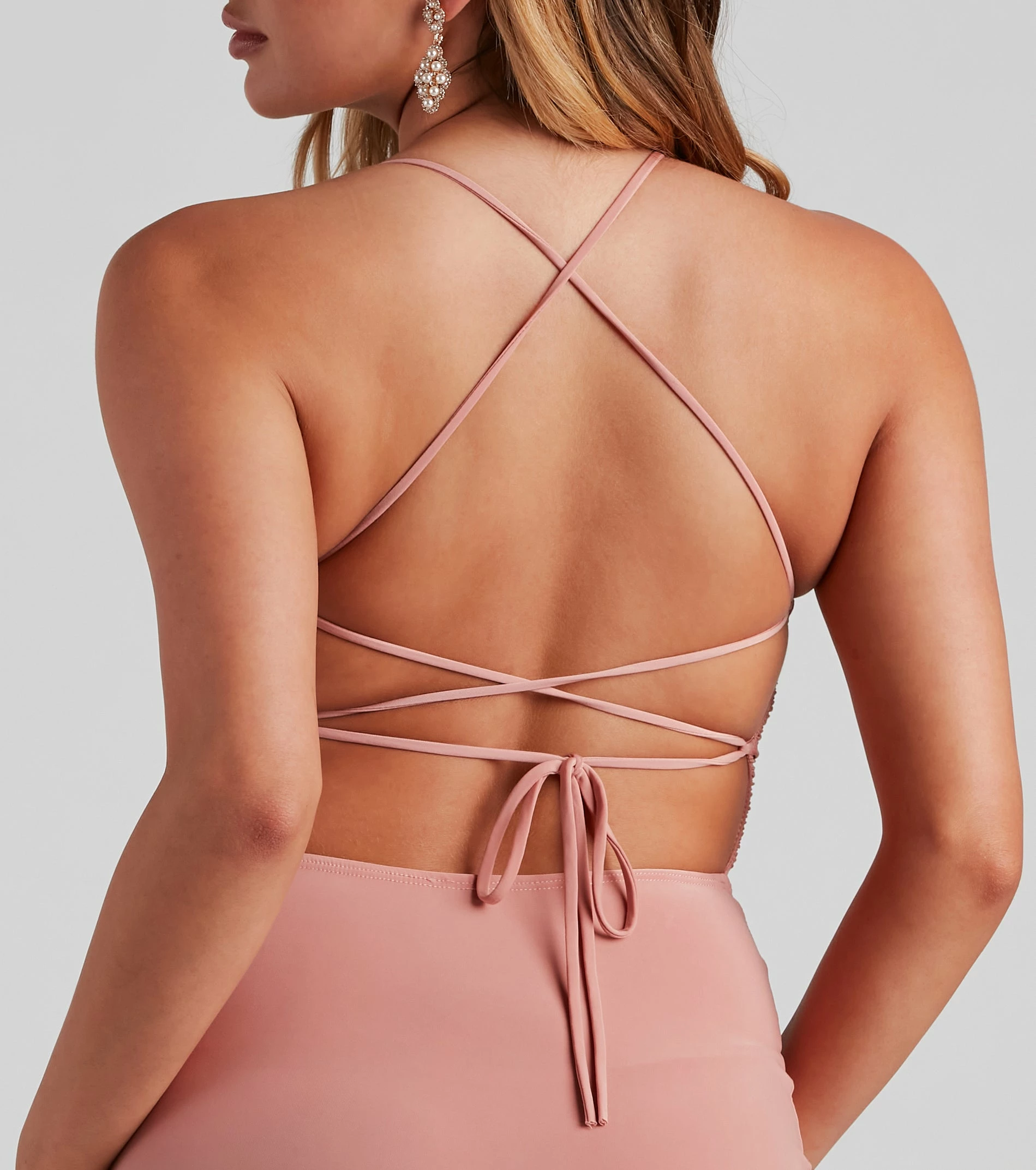 Windsor. Stylish Strappy Moment Midi Dress 6 Windsor. Stylish Strappy Moment Midi Dress - Image 4