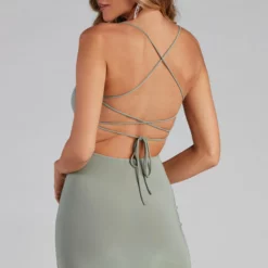 Windsor. Stylish Strappy Moment Midi Dress 16 Windsor. Stylish Strappy Moment Midi Dress -Deals Skirt Store 05101 1396 3