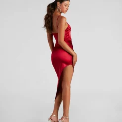 Windsor. Alluring Silhouette Satin Midi Dress -Deals Skirt Store 05101 1440 2 d74ca999 5b1f 4f59 9b35 61acee291ce5