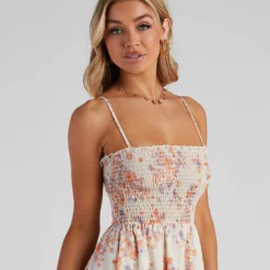 Windsor. Shift In Seasons Floral Skater Dress -Deals Skirt Store 05101 1507 4