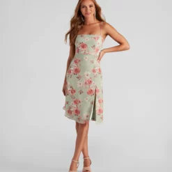 Windsor. Fall For Floral Chiffon Midi Dress -Deals Skirt Store 05101 1562 1 4bc380cf d128 4813 97b8 d0cb6b030de9