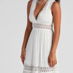 Windsor. Summer Frolic Crochet Maxi Dress -Deals Skirt Store 05101 1573 4