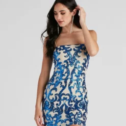 Windsor. Live It Up Sequin Mini Dress 32 Windsor. Live It Up Sequin Mini Dress -Deals Skirt Store 05101 1597 2