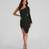 Windsor. Trendy Silhouette Bodycon Midi Dress