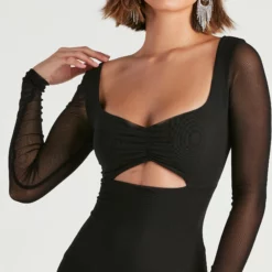 Windsor. Set The Curve Mesh Cutout Dress -Deals Skirt Store 05101 1755 4