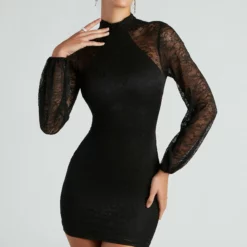 Windsor. Fall In Lace Tie Back Mini Dress -Deals Skirt Store 05101 1773 4