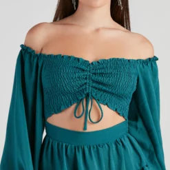 Windsor. So Sweet Ruffled Cutout Skater Dress -Deals Skirt Store 05101 1810 4