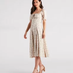 Windsor. Breezy Weekend Vibes Floral Dress -Deals Skirt Store 05101 1845 3