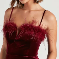 Windsor. Enchanting Night Velvet Marabou Dress 9 Windsor. Enchanting Night Velvet Marabou Dress -Deals Skirt Store 05101 1855 4 6cb20760 c098 4c67 9303 a4eb7dbda2c9 1