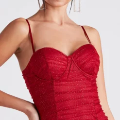 Windsor. Glitter The Night Mesh Short Dress -Deals Skirt Store 05101 1880 4