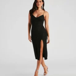 Windsor. Love The Spotlight Glitter Midi Dress 8 Windsor. Love The Spotlight Glitter Midi Dress -Deals Skirt Store 05101 1892 3