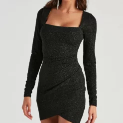 Windsor. Sparkle My Way Glitter Mini Dress -Deals Skirt Store 05101 1893 4