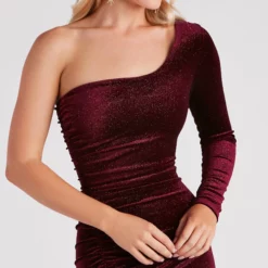 Windsor. My Good Side Glitter Velvet Dress -Deals Skirt Store 05101 1923 4