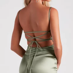 Windsor. Luxurious Night Satin Midi Dress -Deals Skirt Store 05101 1988 4 3e991e7c 8dfc 4d16 9510 22baf6895ef1