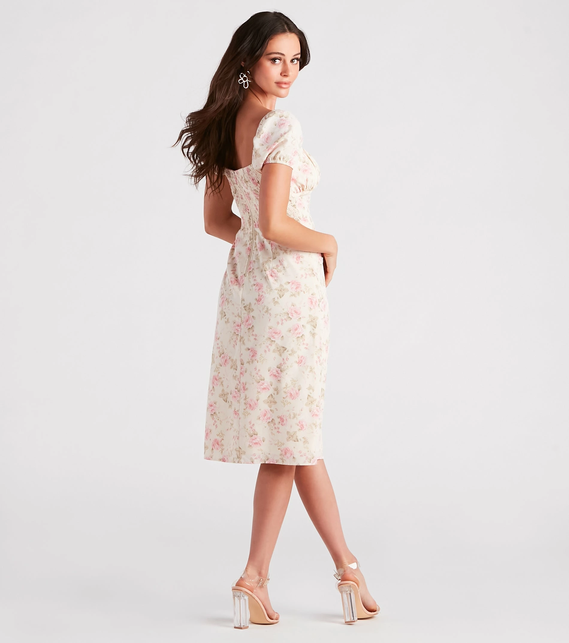 Windsor. Charming Allure Floral Midi Dress 4 Windsor. Charming Allure Floral Midi Dress - Image 2