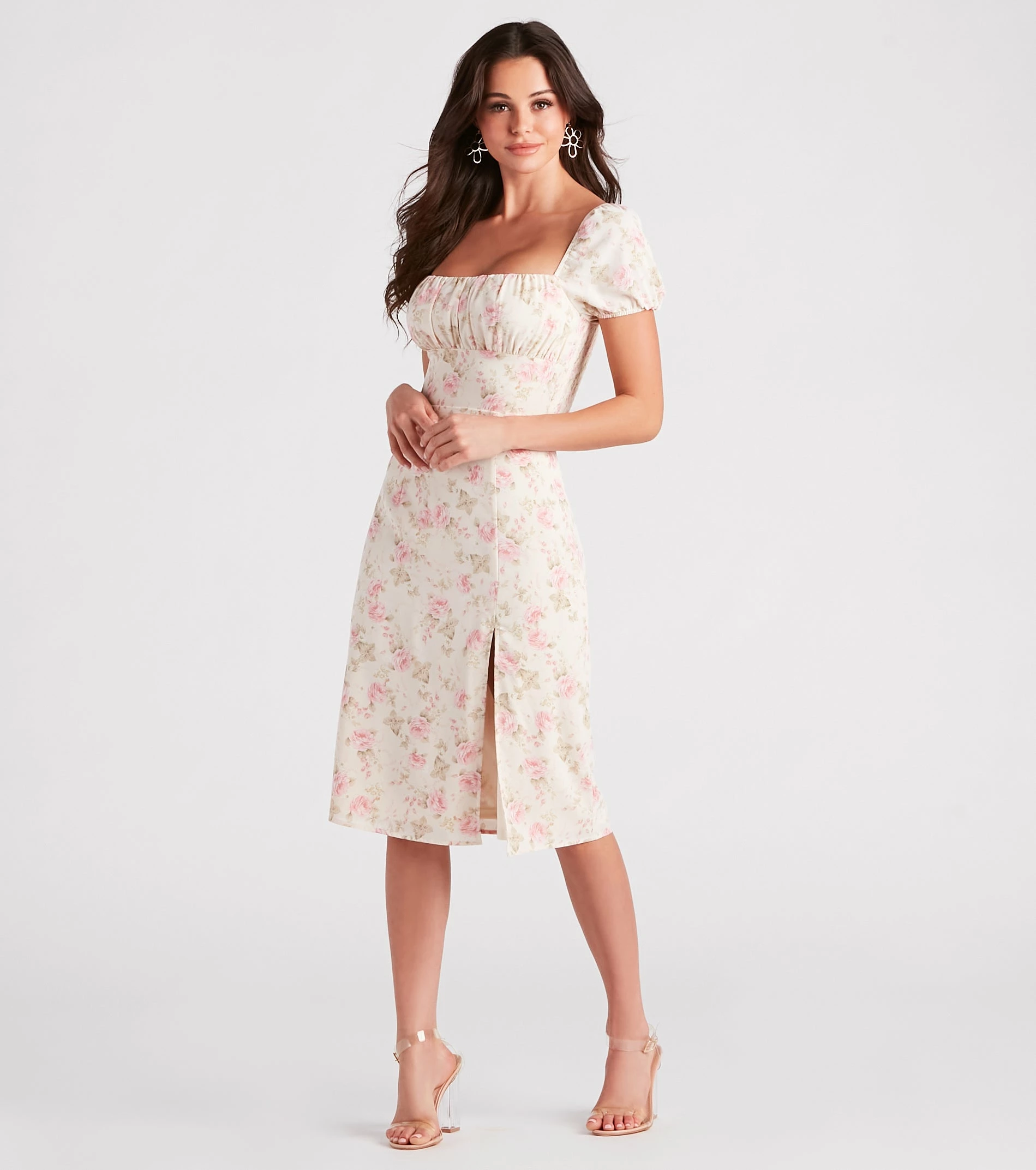 Windsor. Charming Allure Floral Midi Dress 5 Windsor. Charming Allure Floral Midi Dress - Image 3