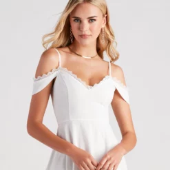 Windsor. Flow My Way Chiffon Lace Trim Skater Dress -Deals Skirt Store 05101 2053 4 8fd02f8f 68b8 4434 b463 c0b6bcdea05f