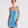 Windsor. Glamorous Glow Sequin Mini Dress -Deals Skirt Store 05101 2071 1