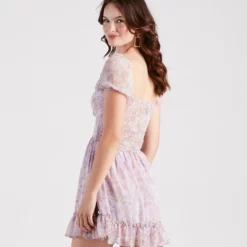 Windsor. Sweet Spring Vibes Floral Skater Dress -Deals Skirt Store 05101 2088 2