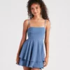 Windsor. Here To Twirl Ruffled Skater Dress 1 Windsor. Here To Twirl Ruffled Skater Dress -Deals Skirt Store 05101 2119 1