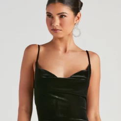 Windsor. Sweet Love Velvet Midi Slip Dress 9 Windsor. Sweet Love Velvet Midi Slip Dress -Deals Skirt Store 05101 2153 4